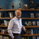 Ubisoft CEO Yves Guillemot posing in his office in the company’s headquarters in 2018.